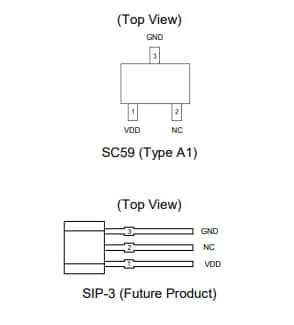 Schematic - Diodes Incorporated AH32x Two-Wire Hall Effect Unipolar/Latch Switches
